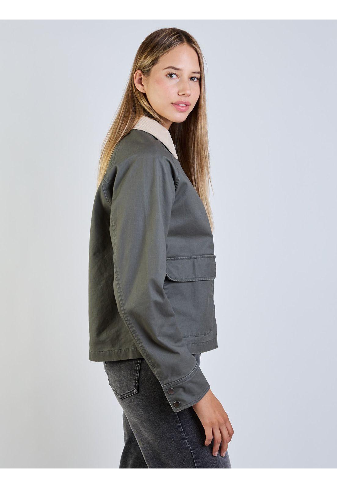Chaqueta Poppa Verde Mujer Maui And Sons-2