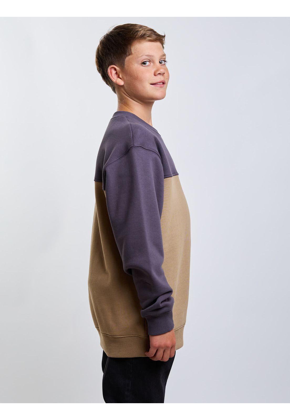 Poleron CR Swell Café Infantil Maui And Sons-2