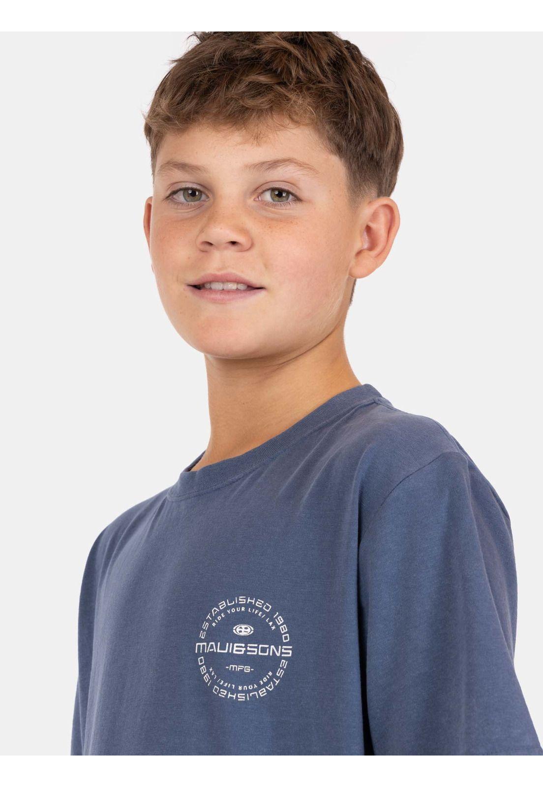Polera MC KickRide Celeste Infantil Maui And Sons-2