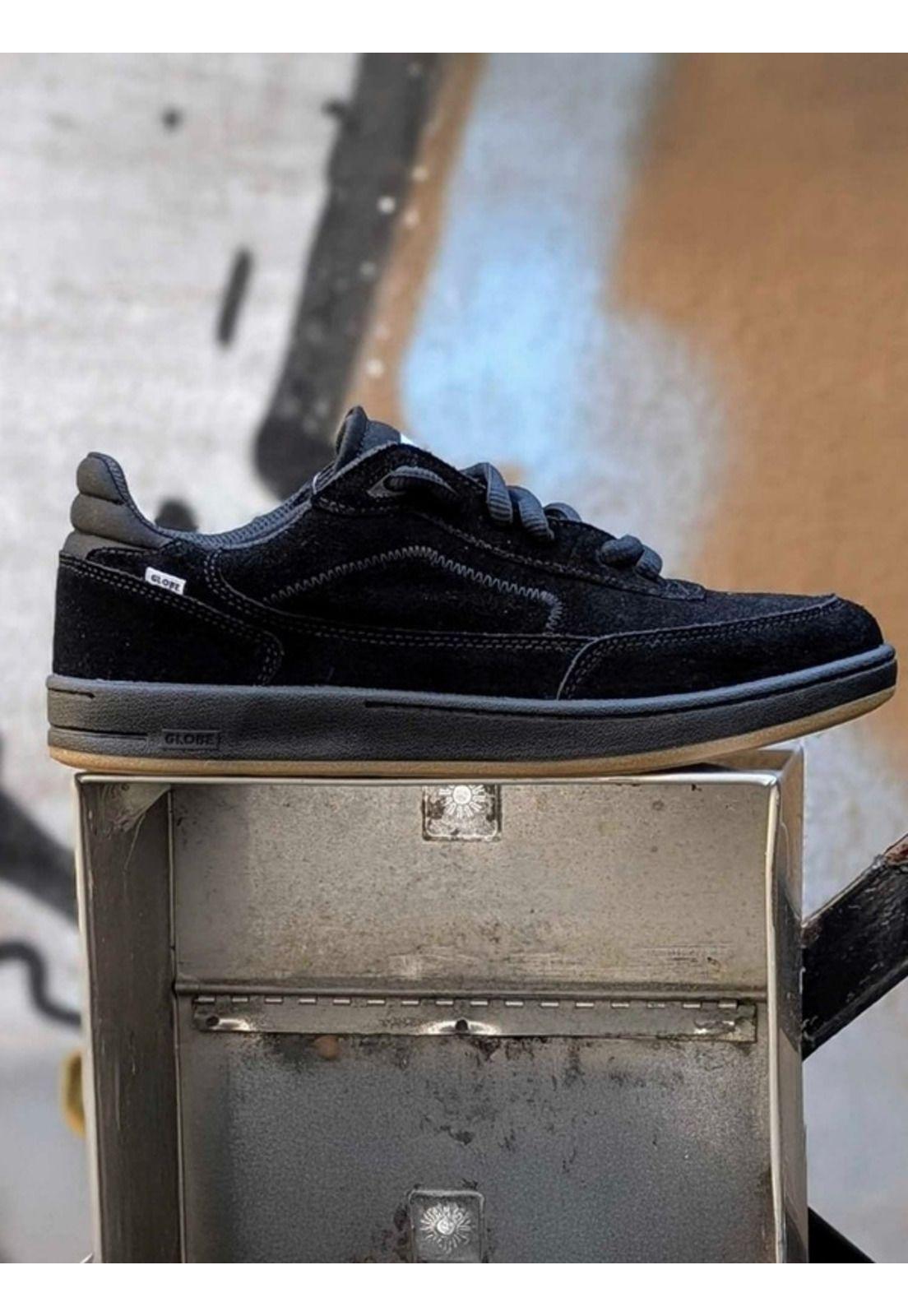 Zapatilla Holand Negro Hombre Globe-0