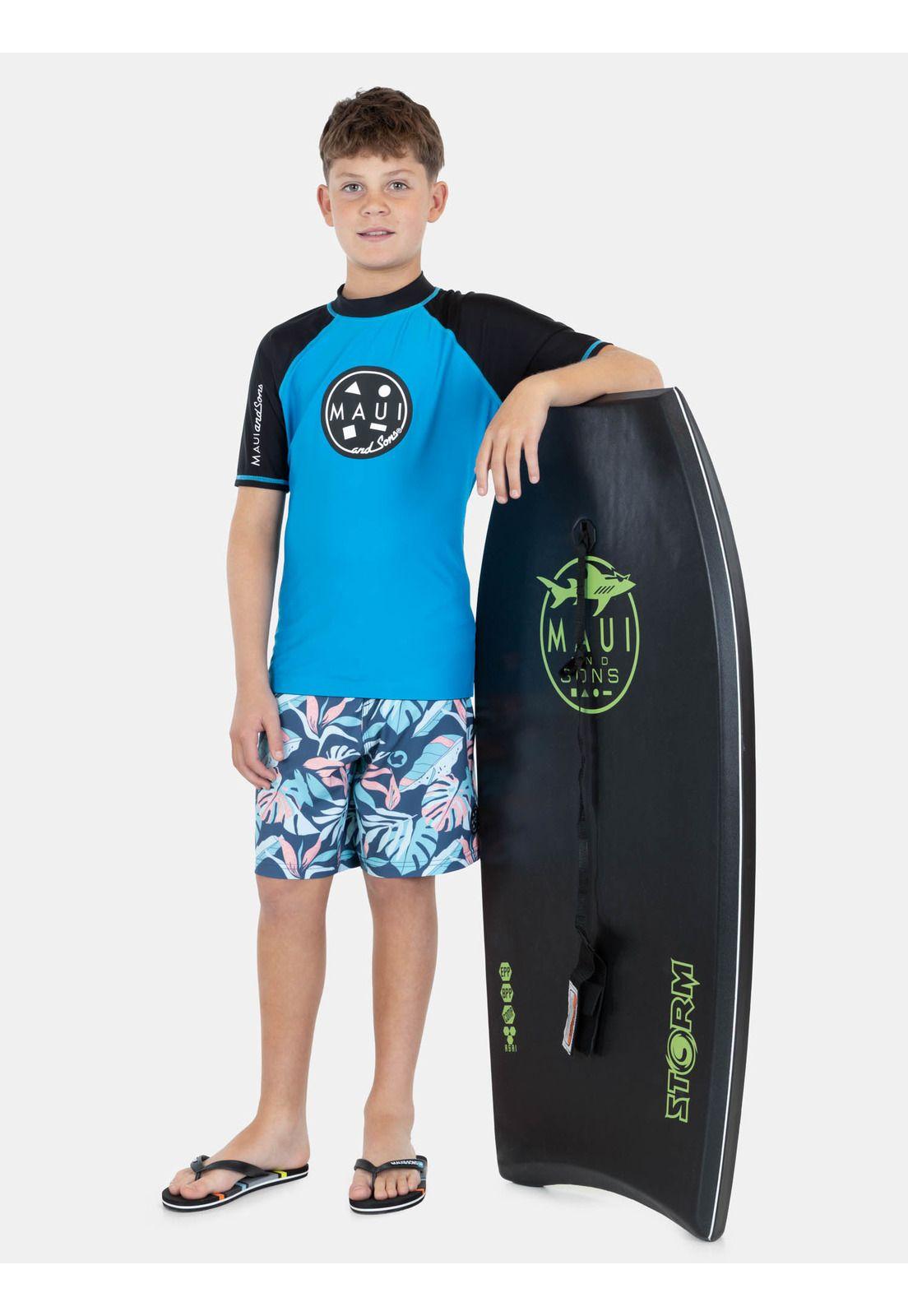Polera UVP Sharky Azul Infantil Maui And Sons-3