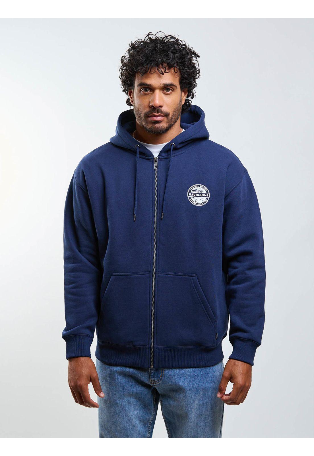 Poleron FZ Original Quality Azul Hombre Maui And Sons-0