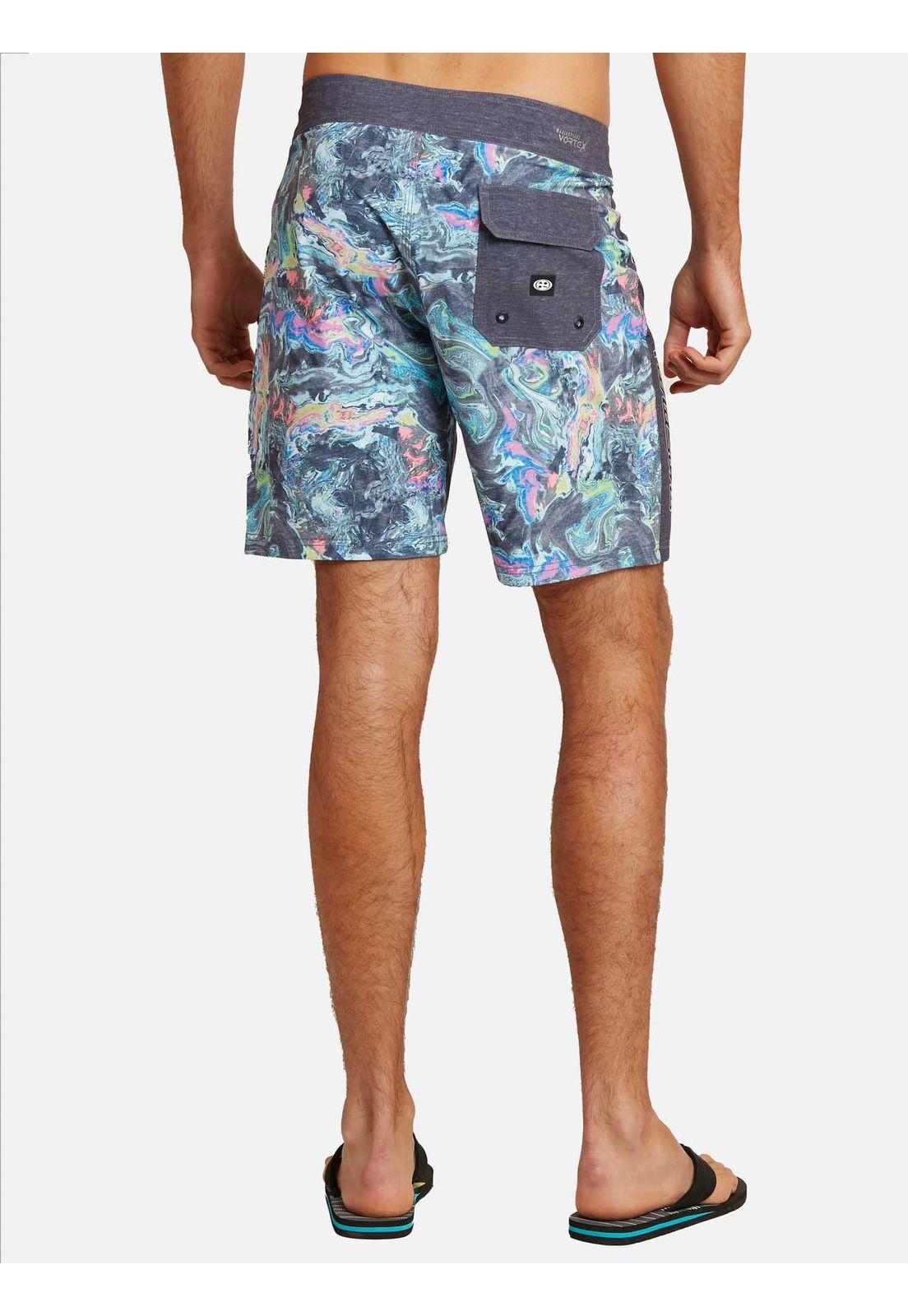 Traje De Baño Stretch Marble Art Vortex Hombre Multicolor Maui And Sons-1