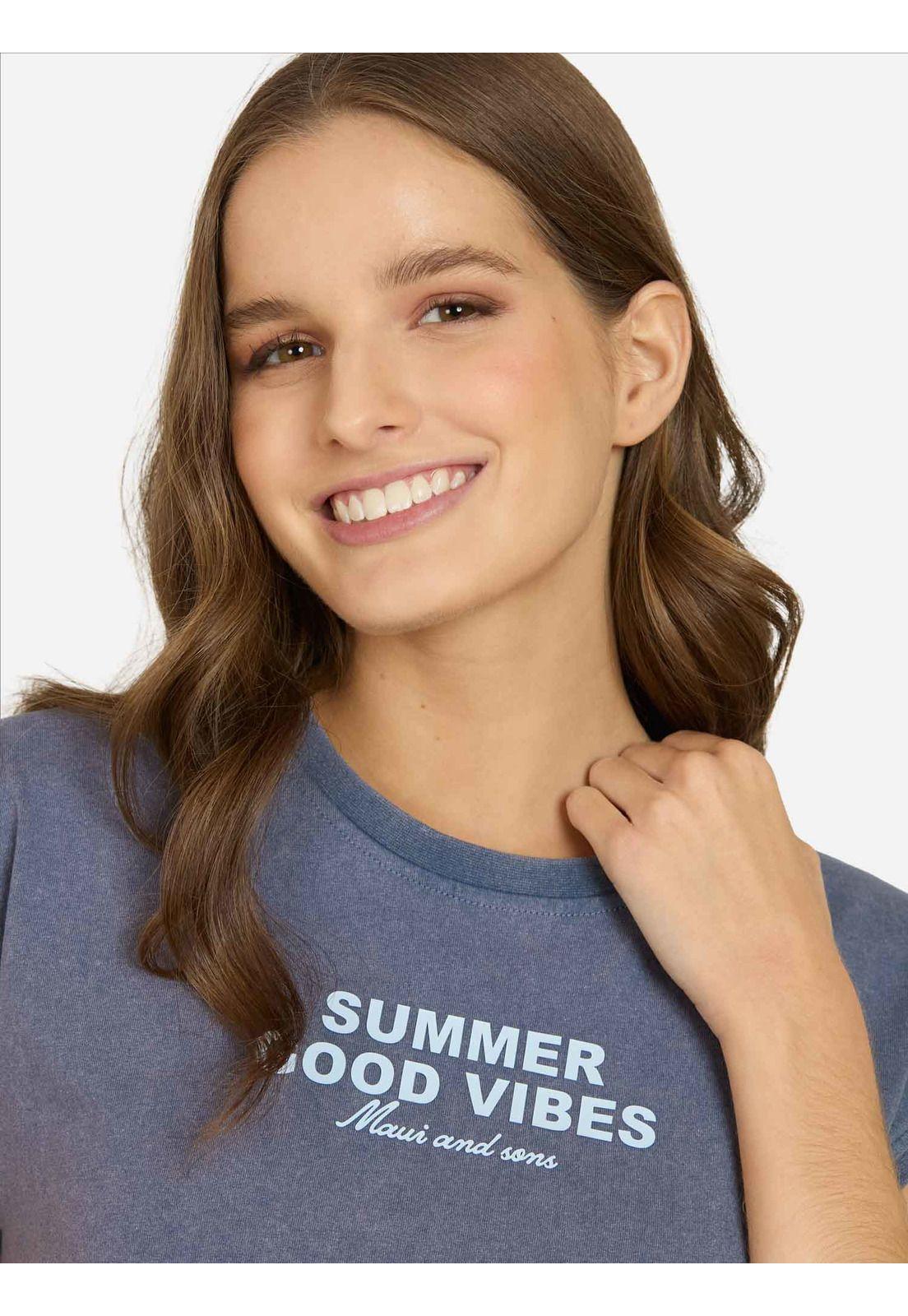 Polera MC Aurelix Azul Mujer Maui And Sons-2