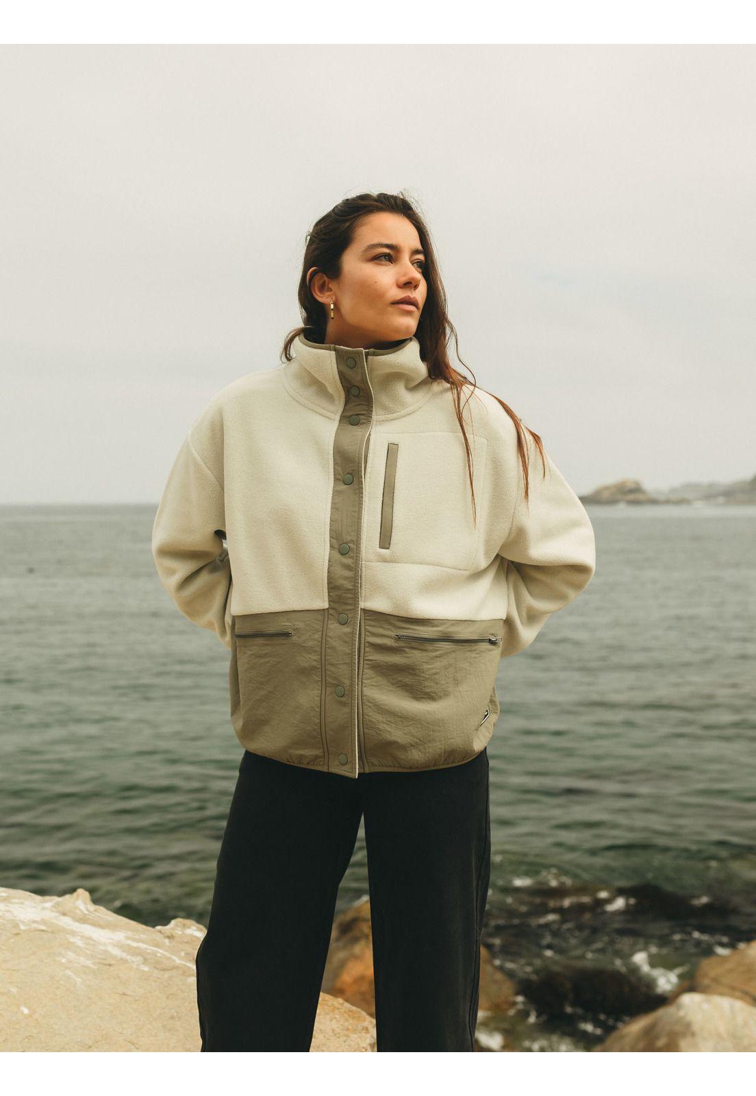 Poleron Polar Frost Beige Mujer Maui And Sons-0