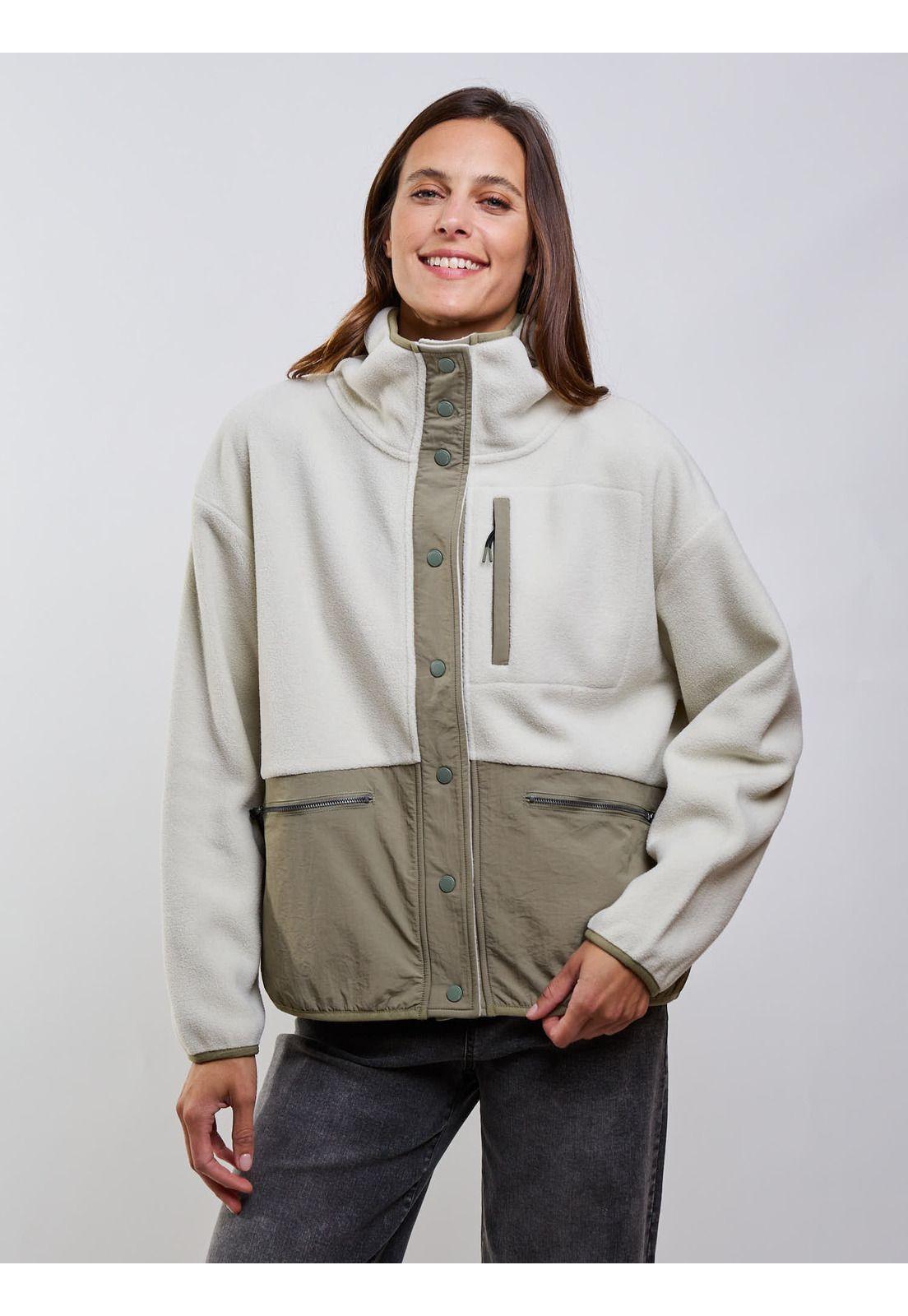 Poleron Polar Frost Beige Mujer Maui And Sons-8