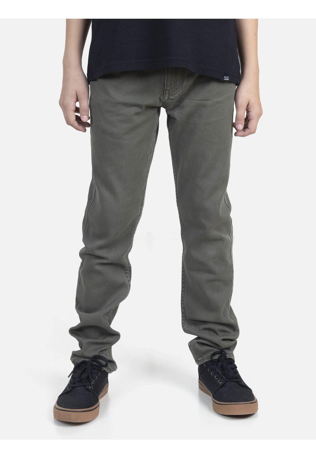 Pantalon Juvenil 5N1414-MI22 Verde Maui and Sons-0