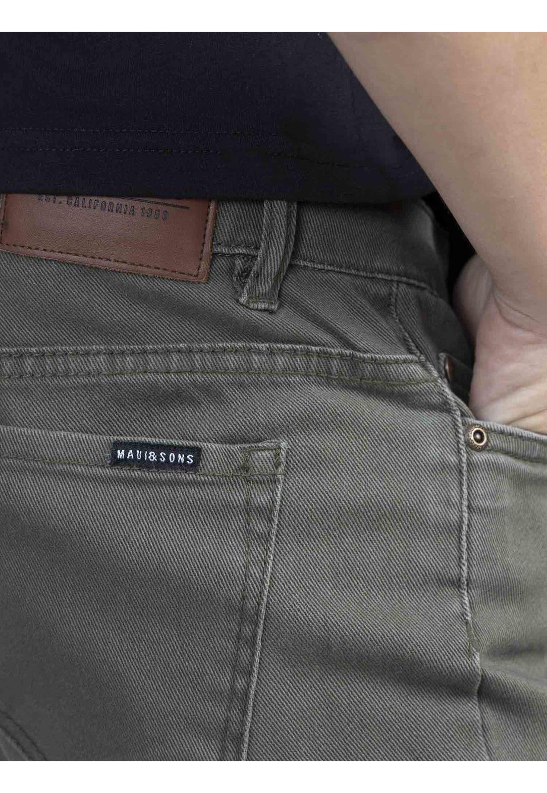 Pantalon Juvenil 5N1414-MI22 Verde Maui and Sons-2