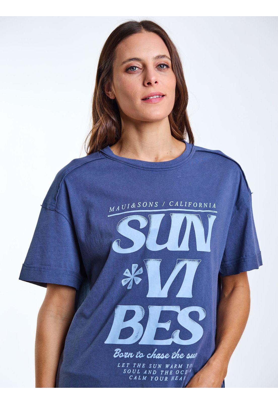 Polera MC Aina Celeste Mujer Maui and Sons-3
