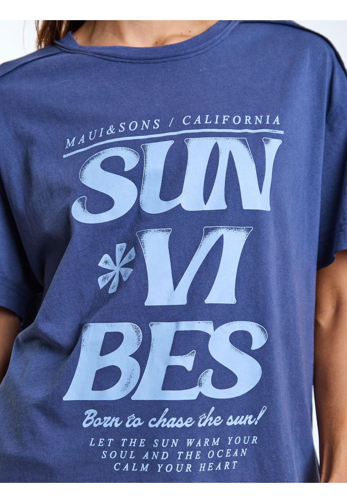 Polera MC Aina Celeste Mujer Maui and Sons-4