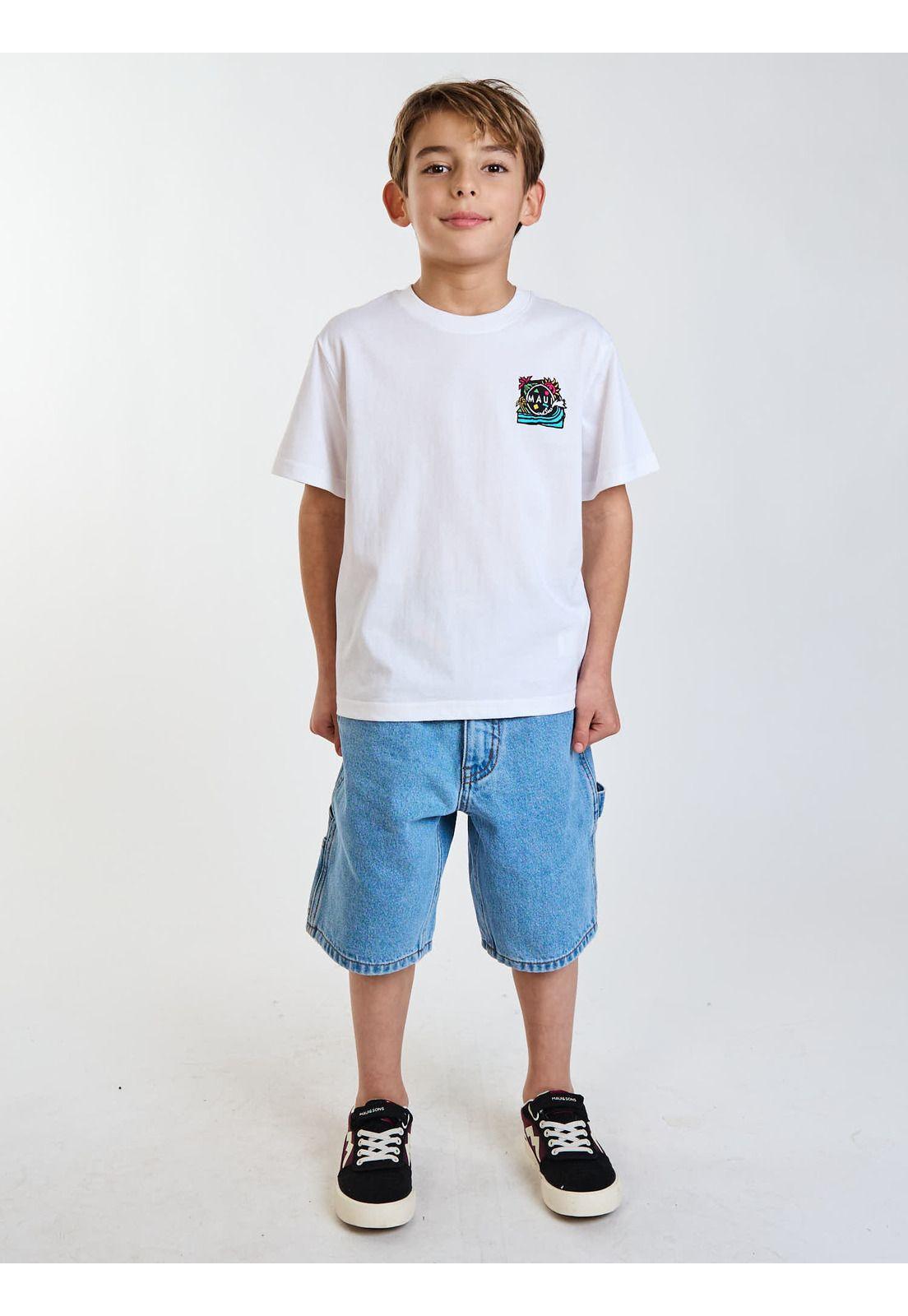 Polera MC Spirit Blanco Infantil Maui and Sons-6