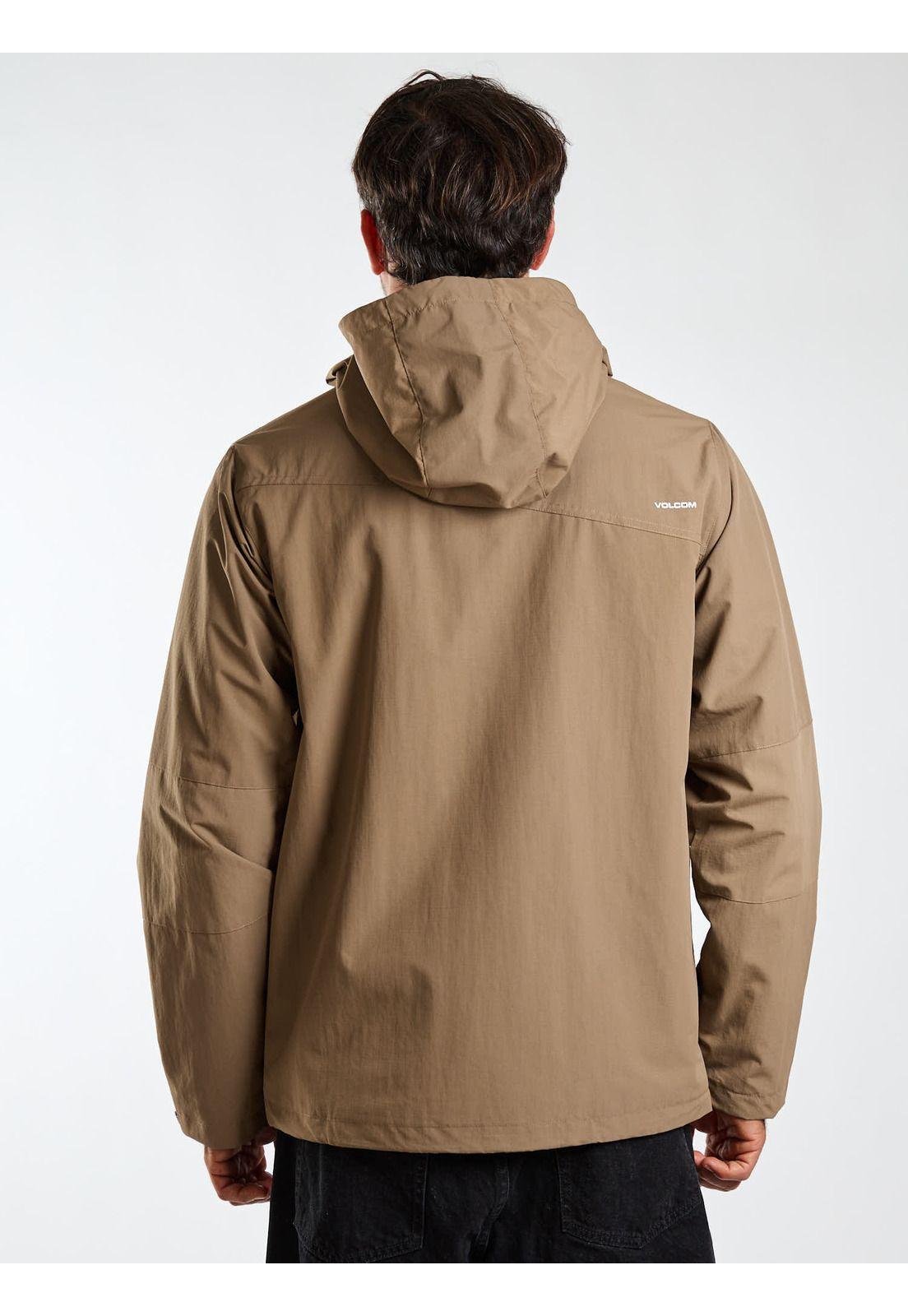 Cortaviento Grounded Café Hombre Volcom-1