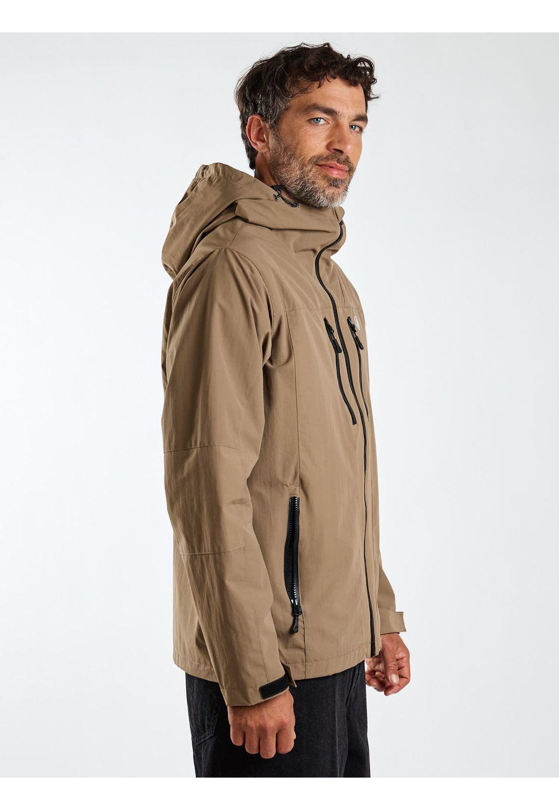 Cortaviento Grounded Café Hombre Volcom-2
