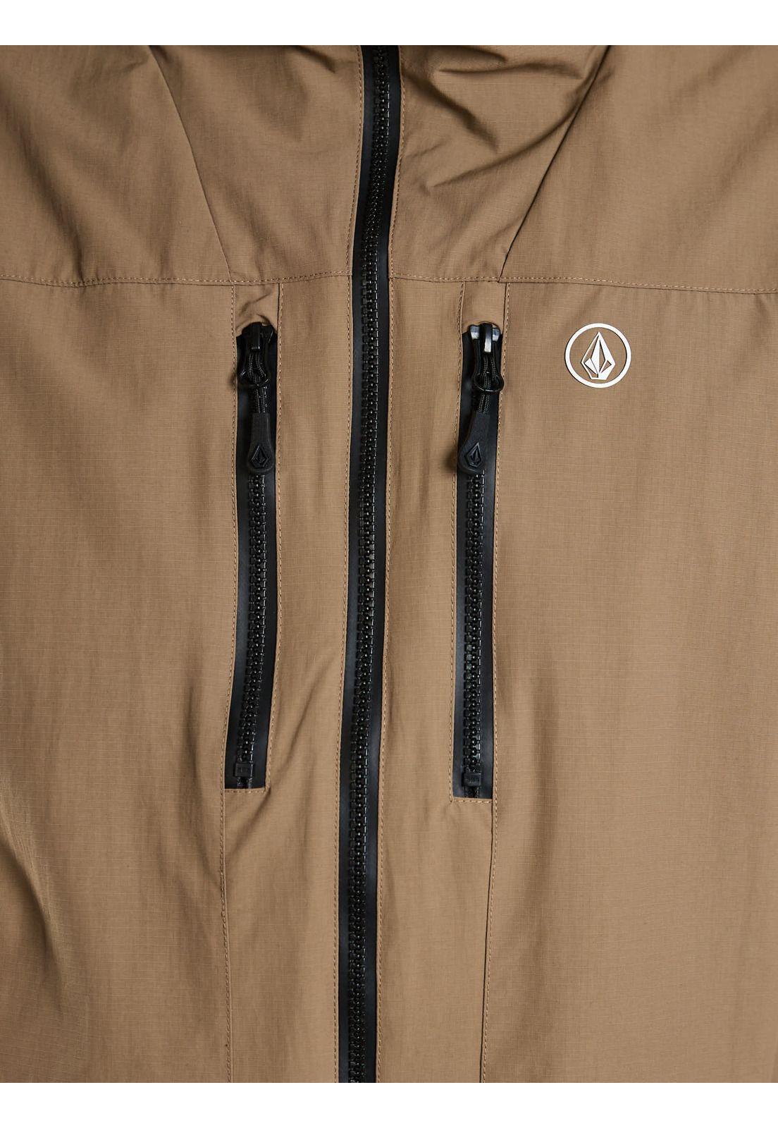 Cortaviento Grounded Café Hombre Volcom-5