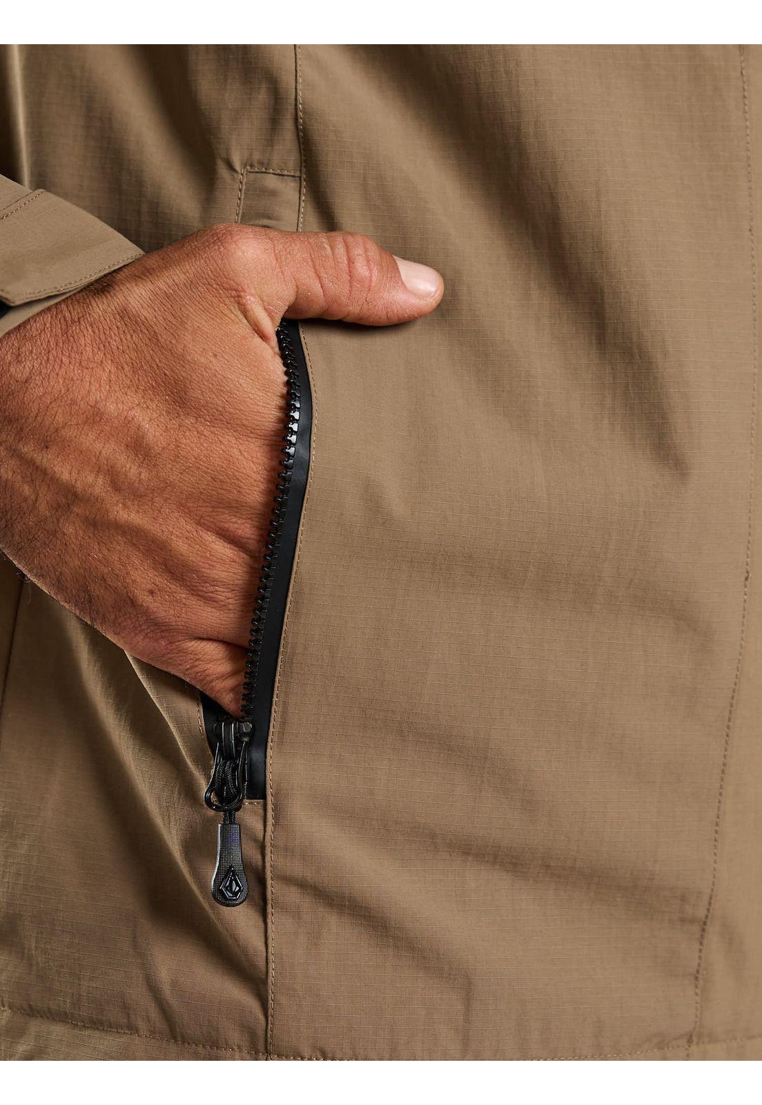 Cortaviento Grounded Café Hombre Volcom-6