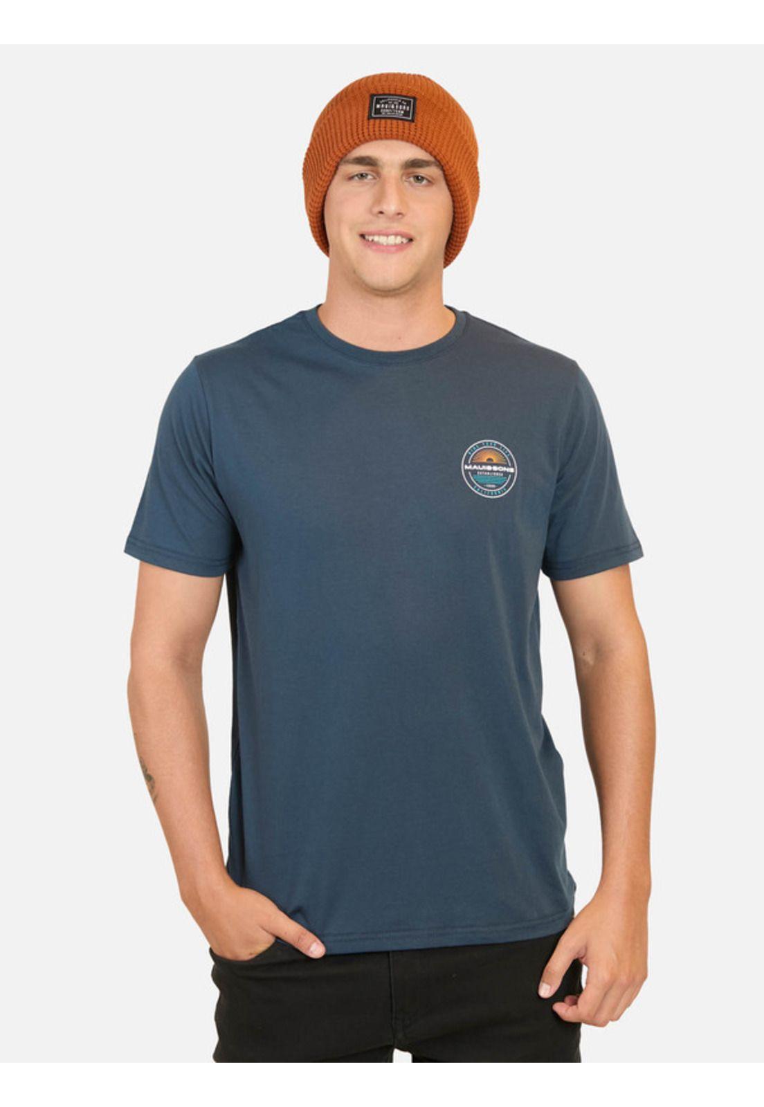 Polera Pacific Wave Marino Hombre Maui And Sons-0