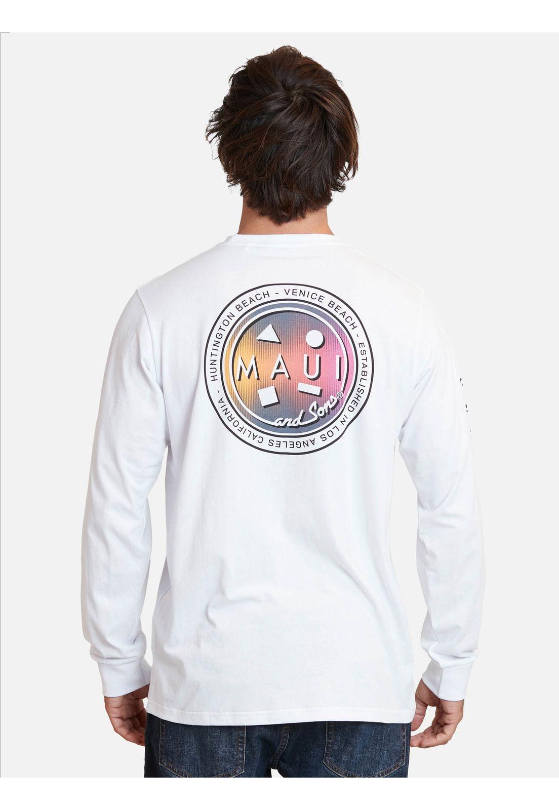 Polera Sky Blanco Hombre Maui And Sons-1