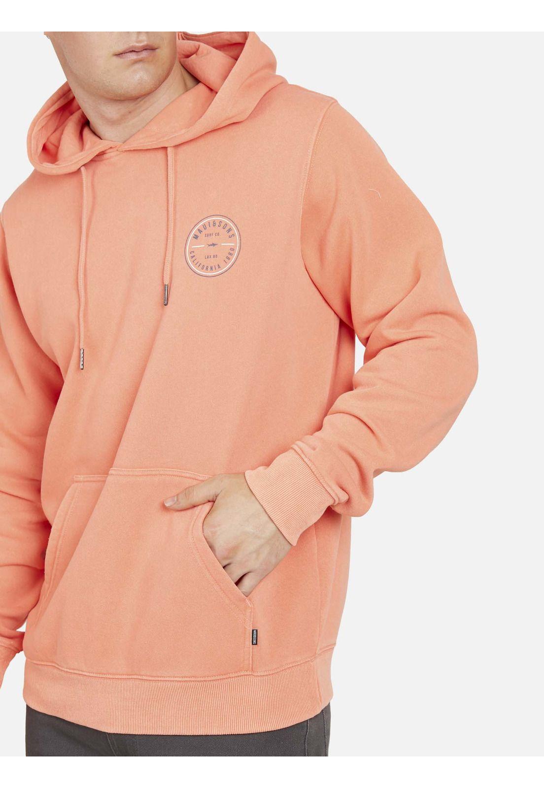 Poleron LAX 1980 Hombre Naranja Maui and Sons-2