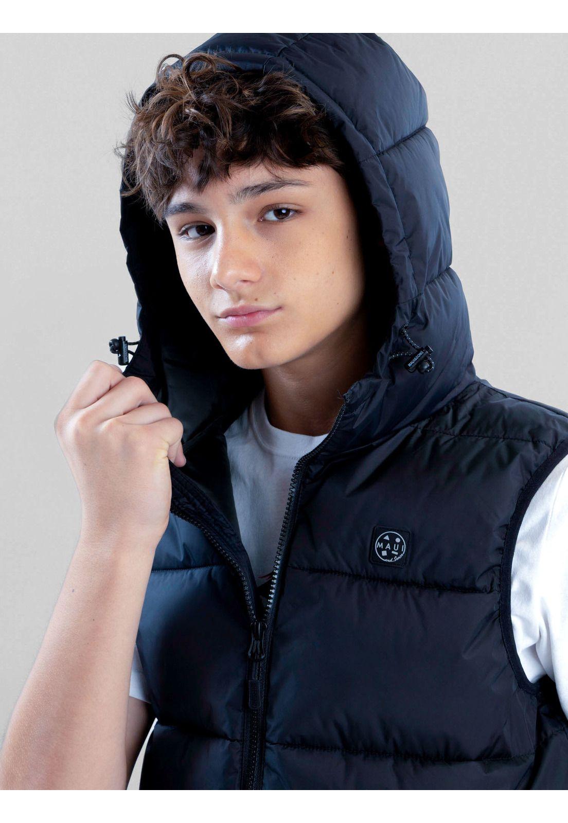 Parka Solaris Negro Infantil Maui And Sons-3
