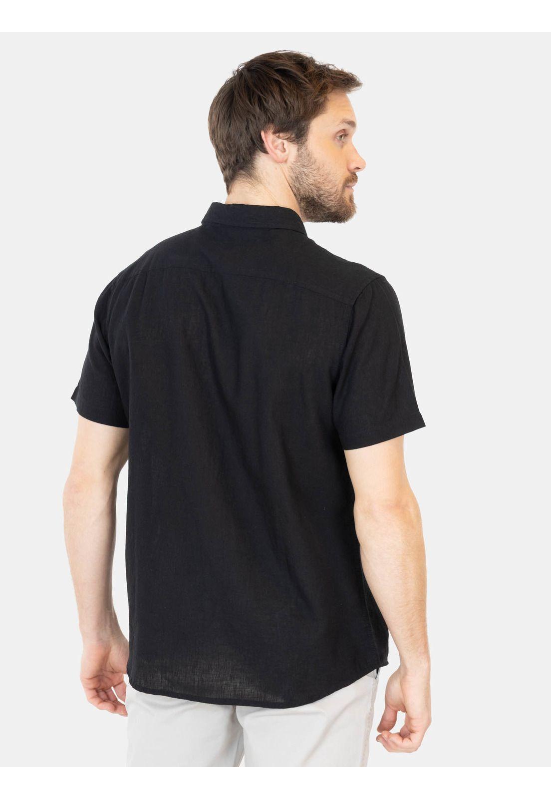 Camisa MC Kairu Negro Hombre Maui And Sons-1