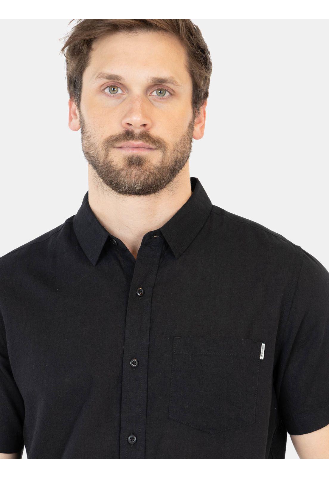 Camisa MC Kairu Negro Hombre Maui And Sons-2