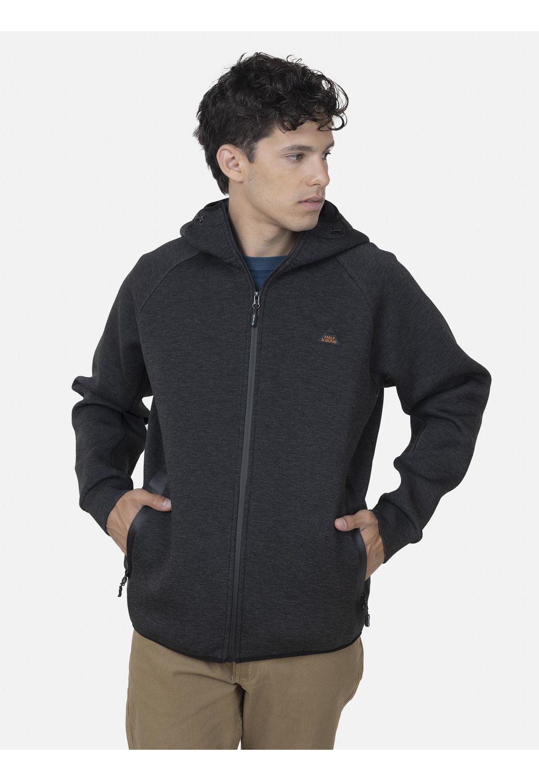 Fullzipper Hombre 5O559-MI22 Gris Oscuro Maui and Sons-0