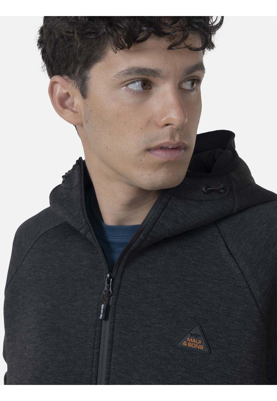 Fullzipper Hombre 5O559-MI22 Gris Oscuro Maui and Sons-2