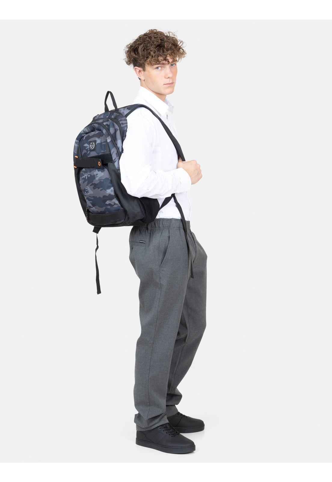 Pantalon Escolar Skinny Hombre Gris Maui and Sons-3