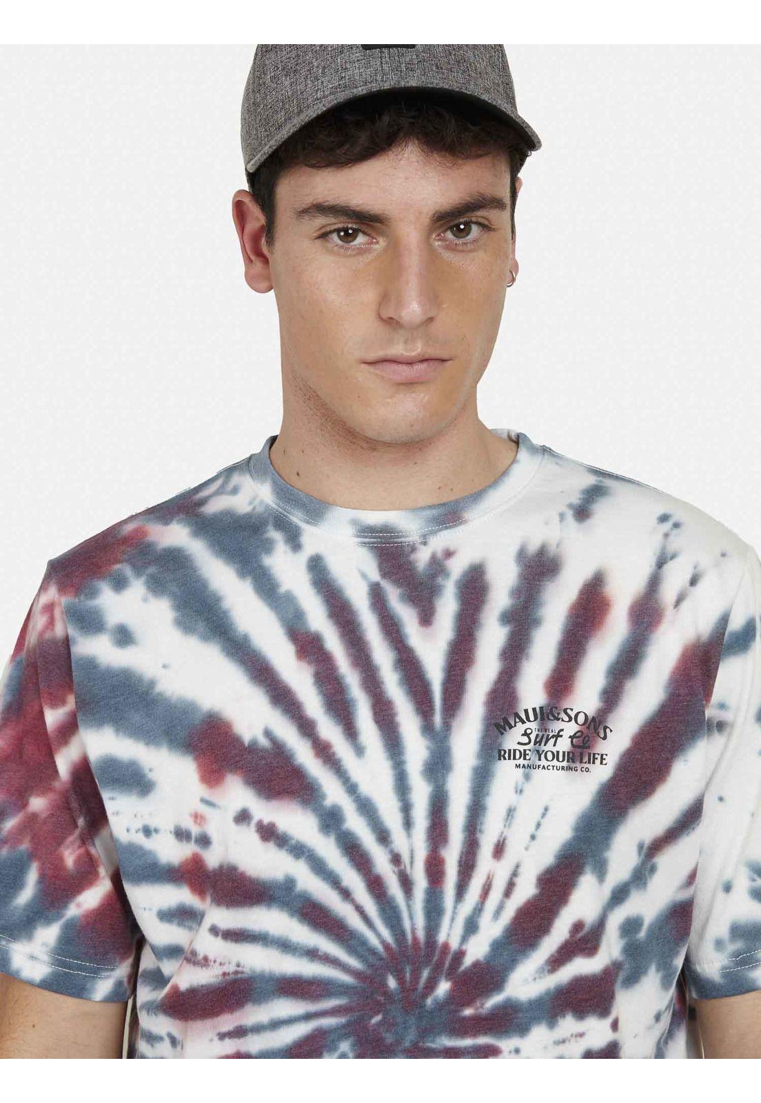 Polera SURF COMPANY TIE DYE Hombre Multicolor Maui and Sons-2