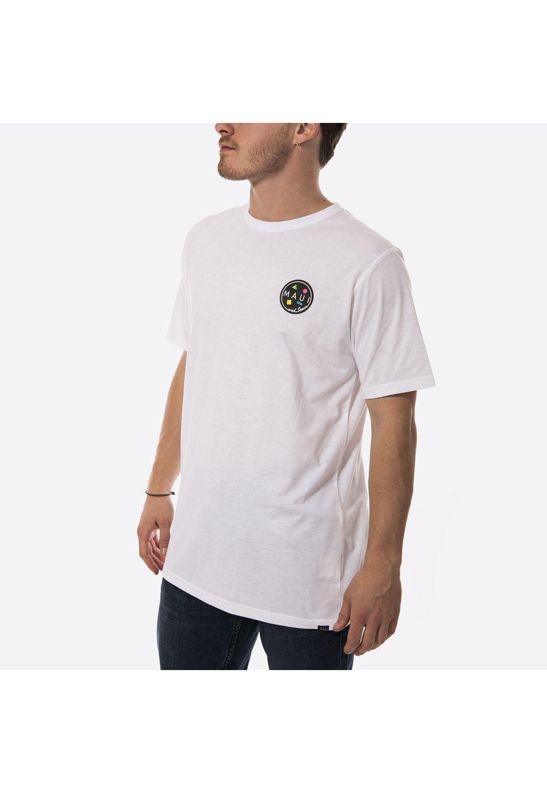 Polera M/C Hombre Blanco Maui and Sons 5P299-MV19-0