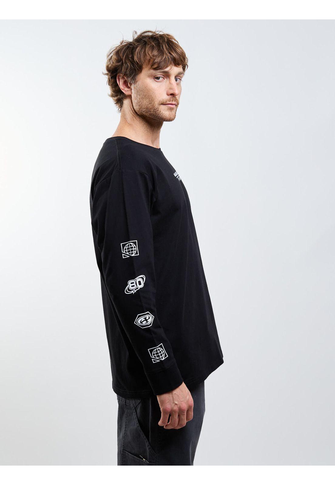 Polera ML Barding co Negro Hombre Maui And Sons-7