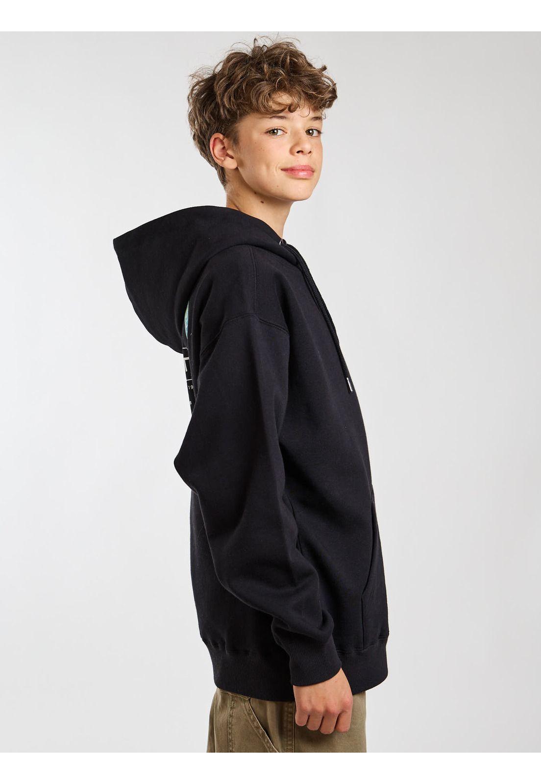 Poleron Canguro Koa Negro Infantil Maui and Sons-2