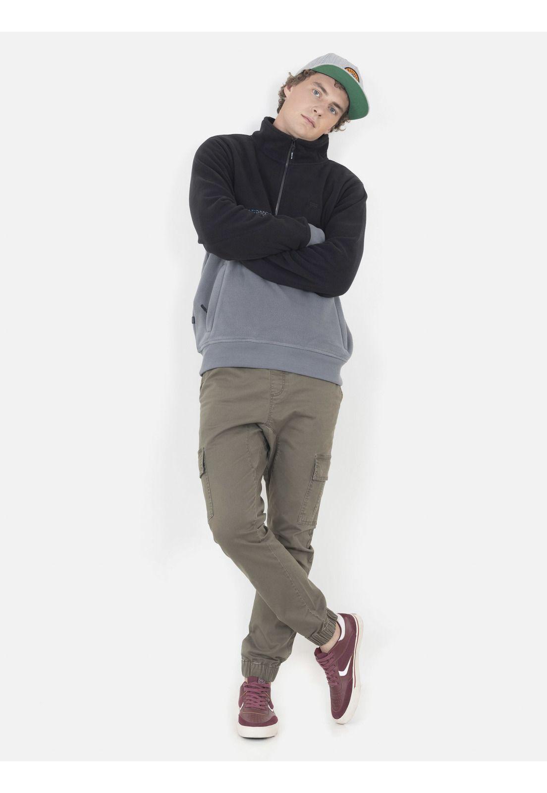 Poleron Hombre 5O350 Negro Maui and Sons-3