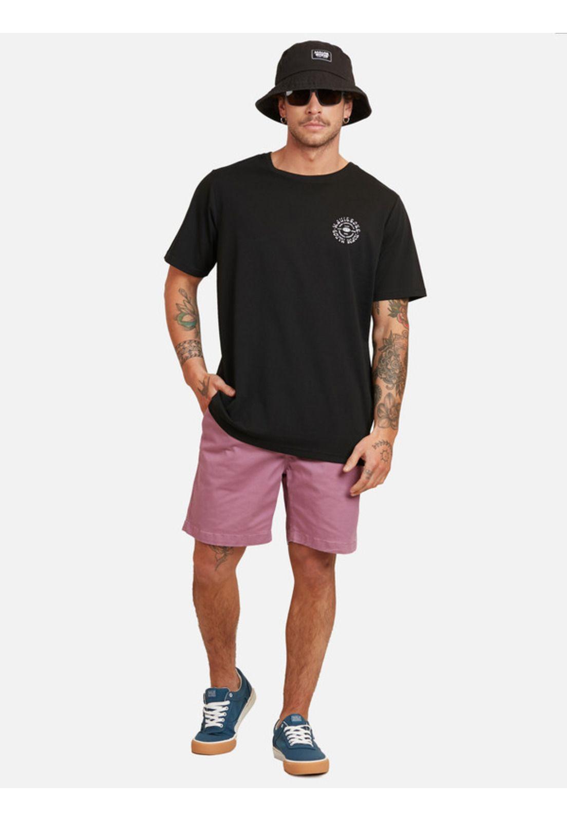 Polera Surf Company Ss Tee Hombre Negro Maui And Sons-3