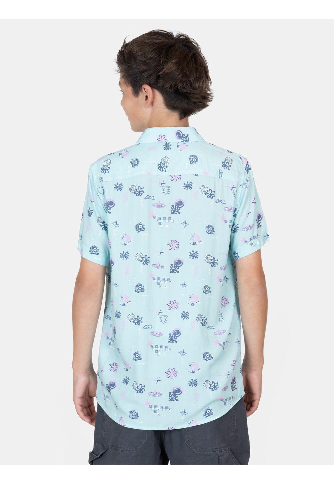 Camisa MC Kahorun Multicolor Infantil Maui And Sons-1