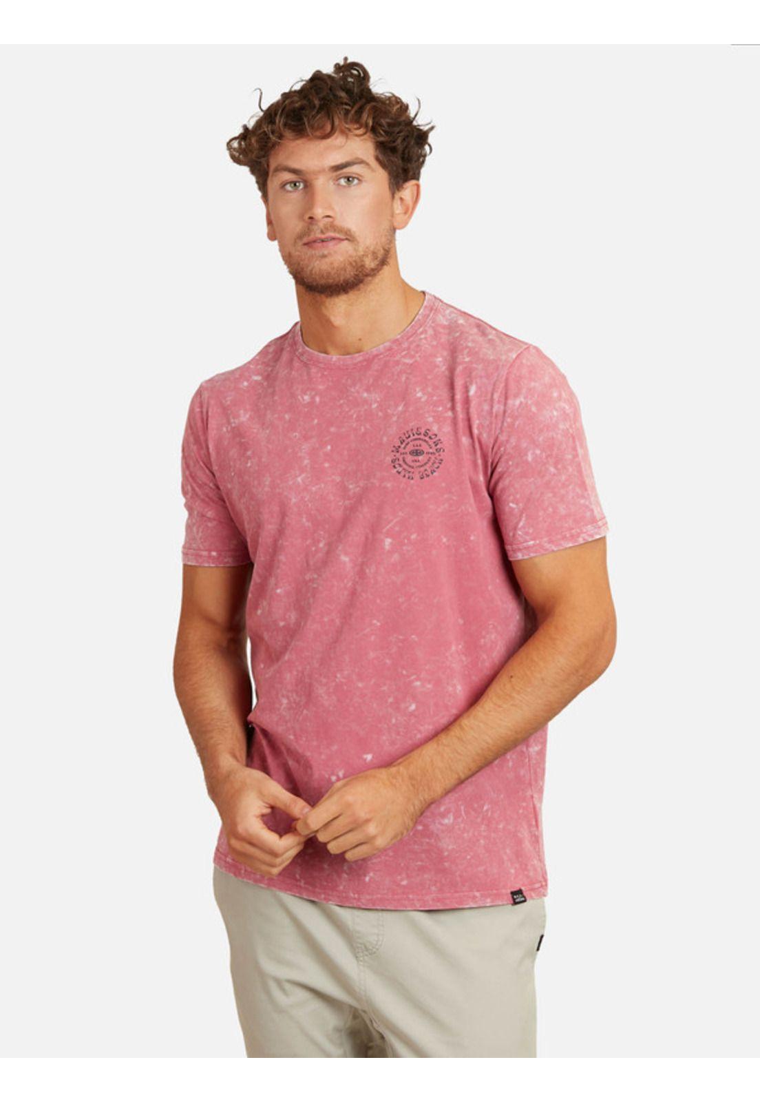 Polera South Beach Tee Hombre Burdeo Maui And Sons-0