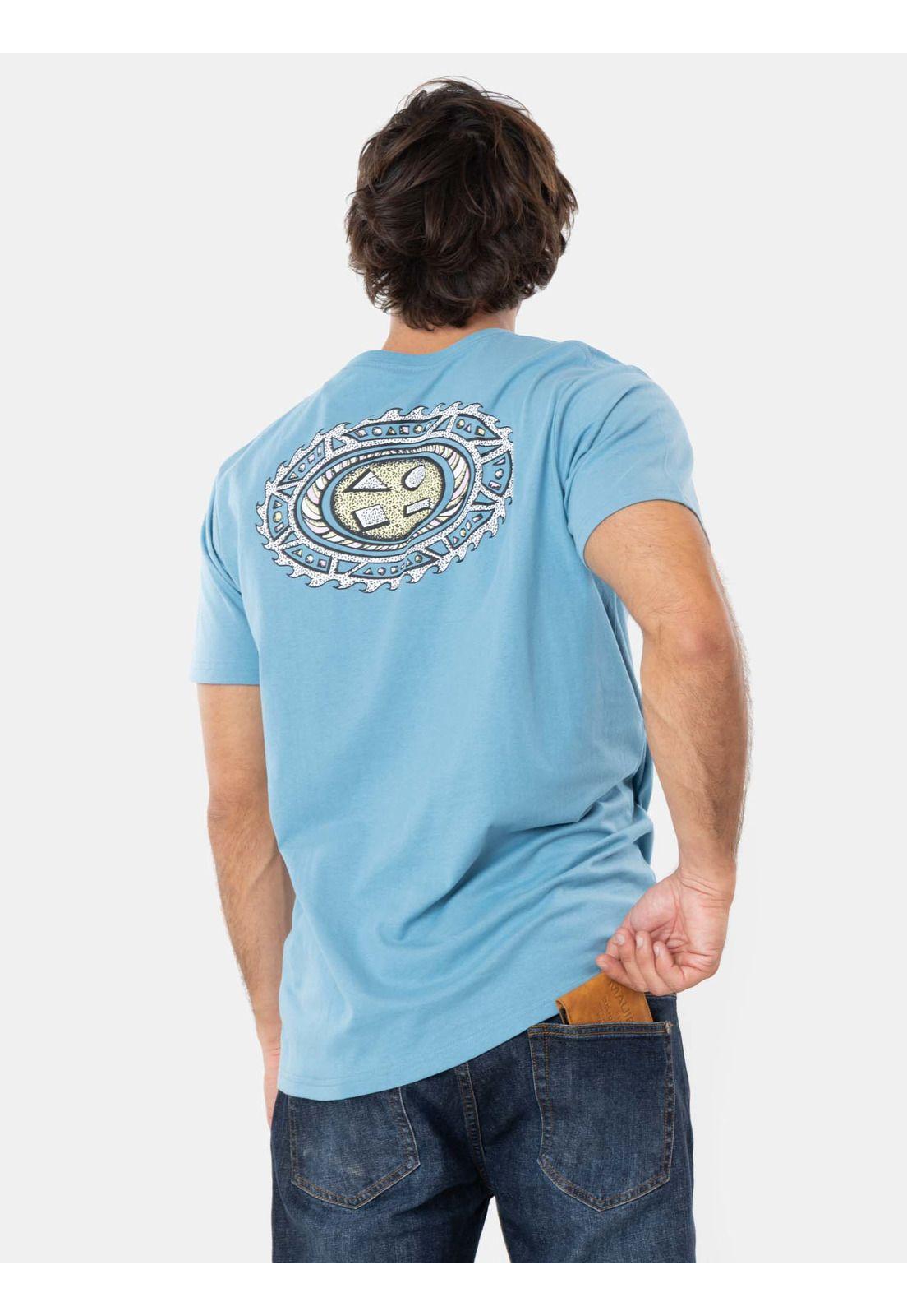 Pack Polera Billetera Seraphic Celeste Hombre Maui And Sons-1