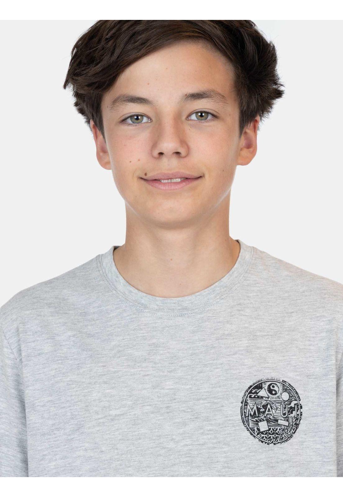 Polera MC Isla Gris Infantil Maui And Sons-2