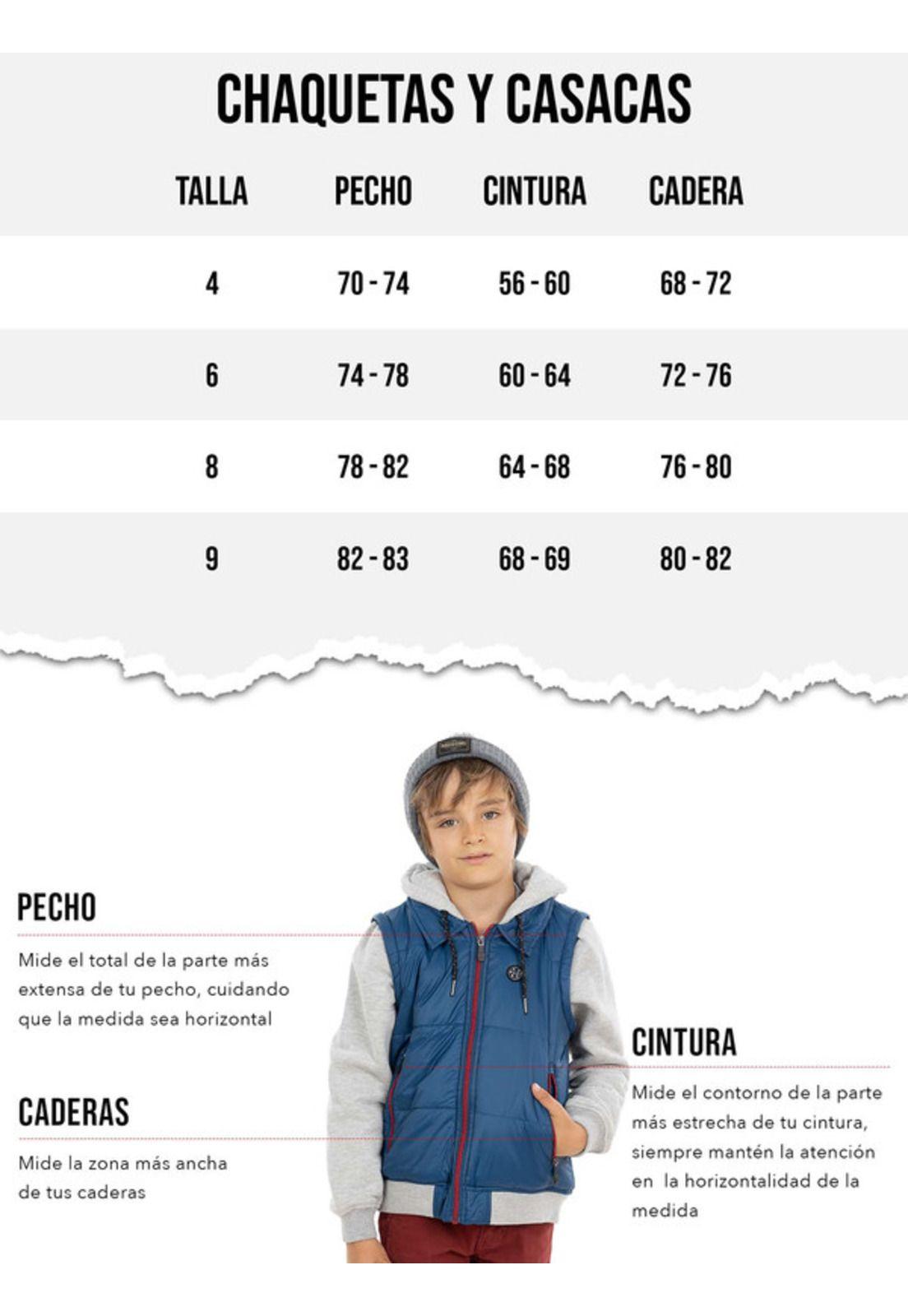 Parka Light Color Quilted Niño Azul Maui and Sons-4