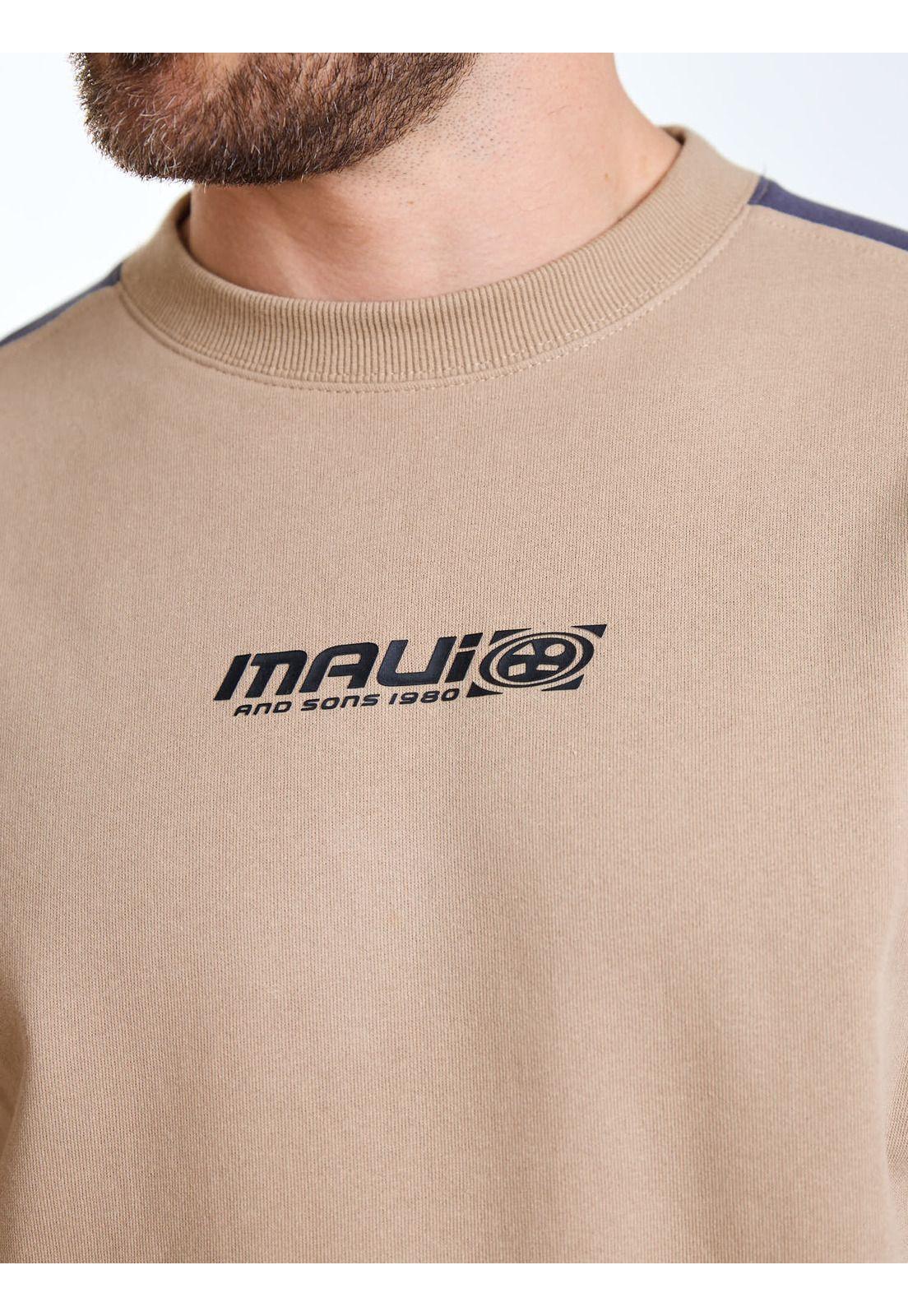 Poleron CR Highway Beige Hombre Maui and Sons-4