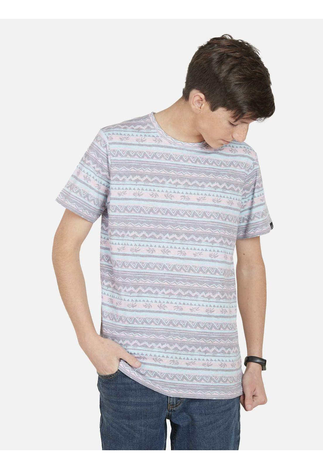 Polera ETHNIC LINES Juvenil Multicolor Maui and Sons-0