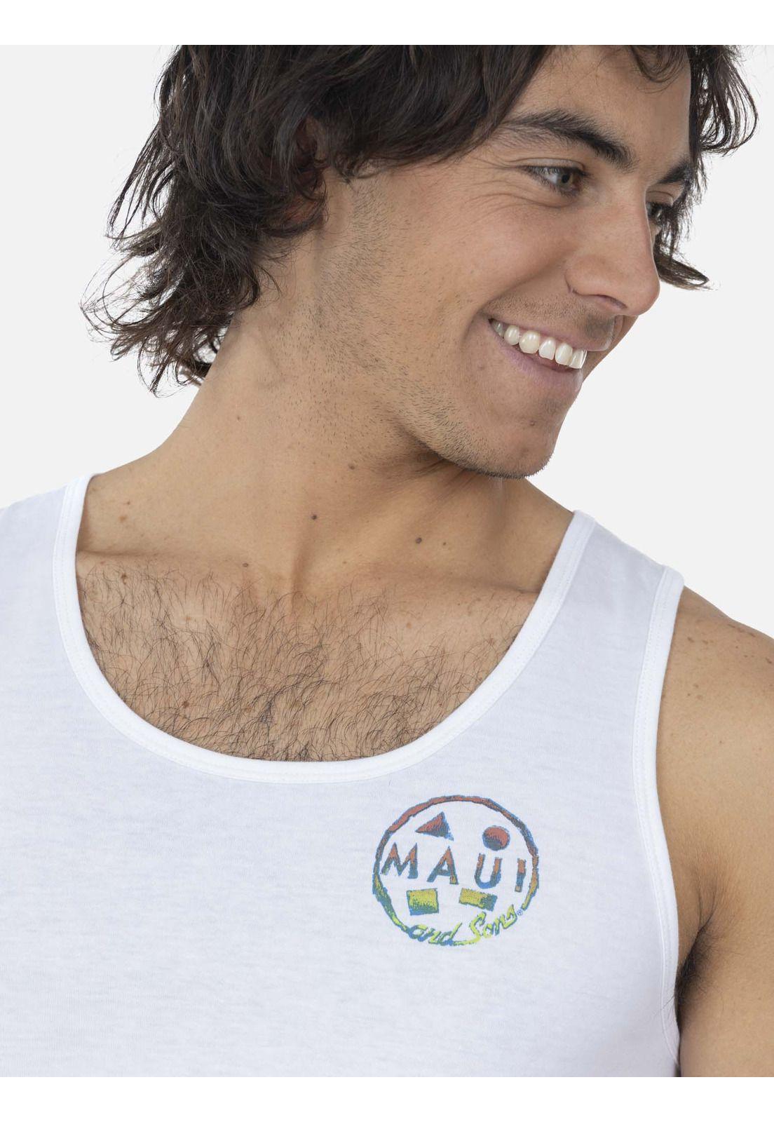 Polera Hombre Blanco 5P1155-MV22 Maui And Sons-2