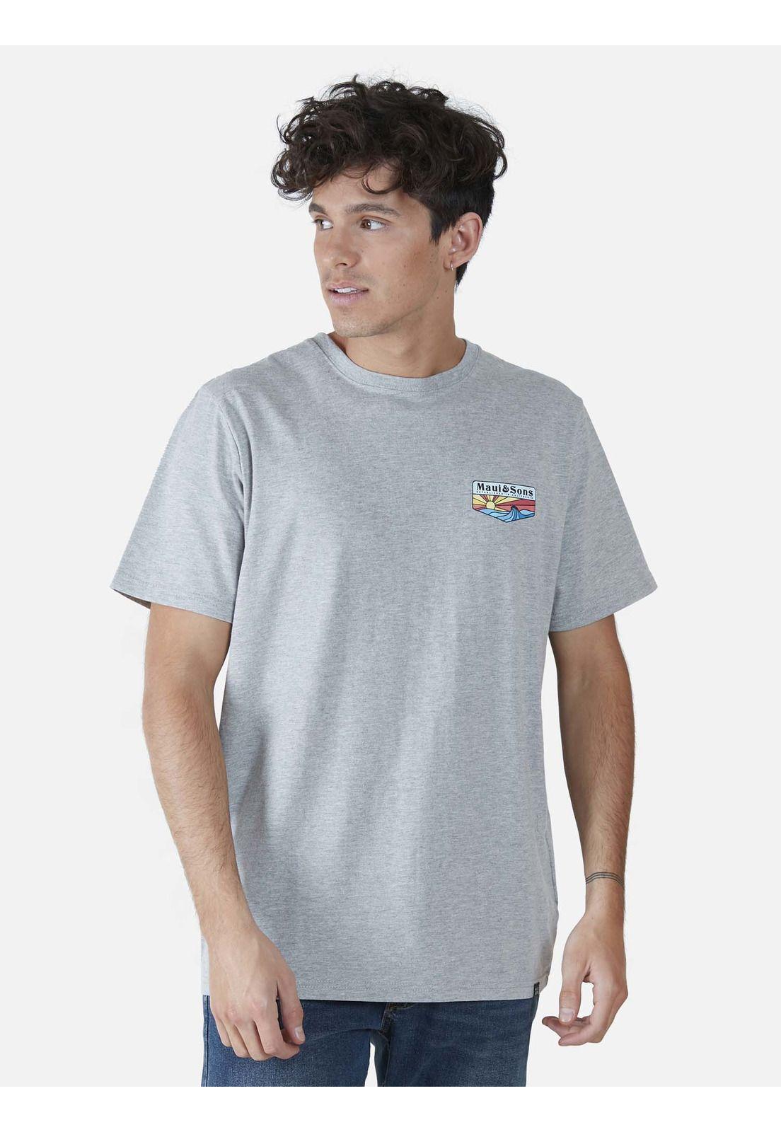 Polera  Hombre Gris 5P383-MV22 Maui And Sons-0