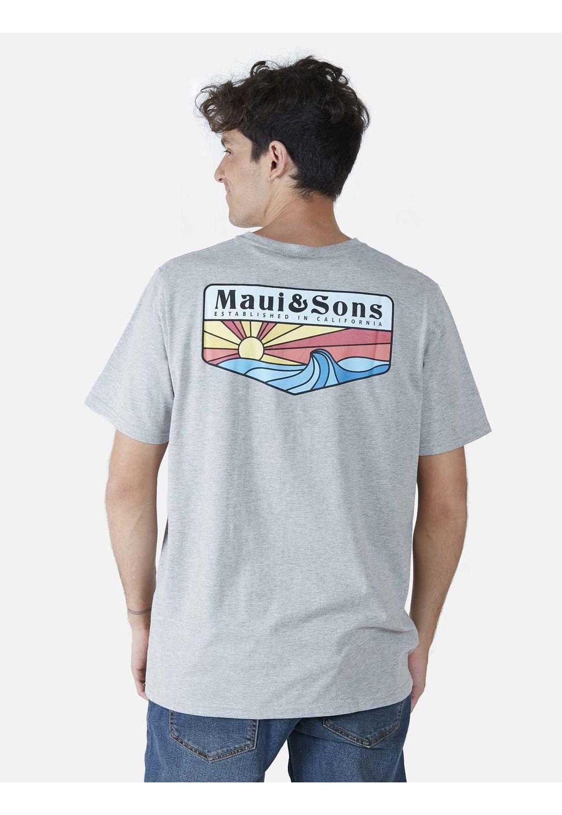 Polera  Hombre Gris 5P383-MV22 Maui And Sons-1
