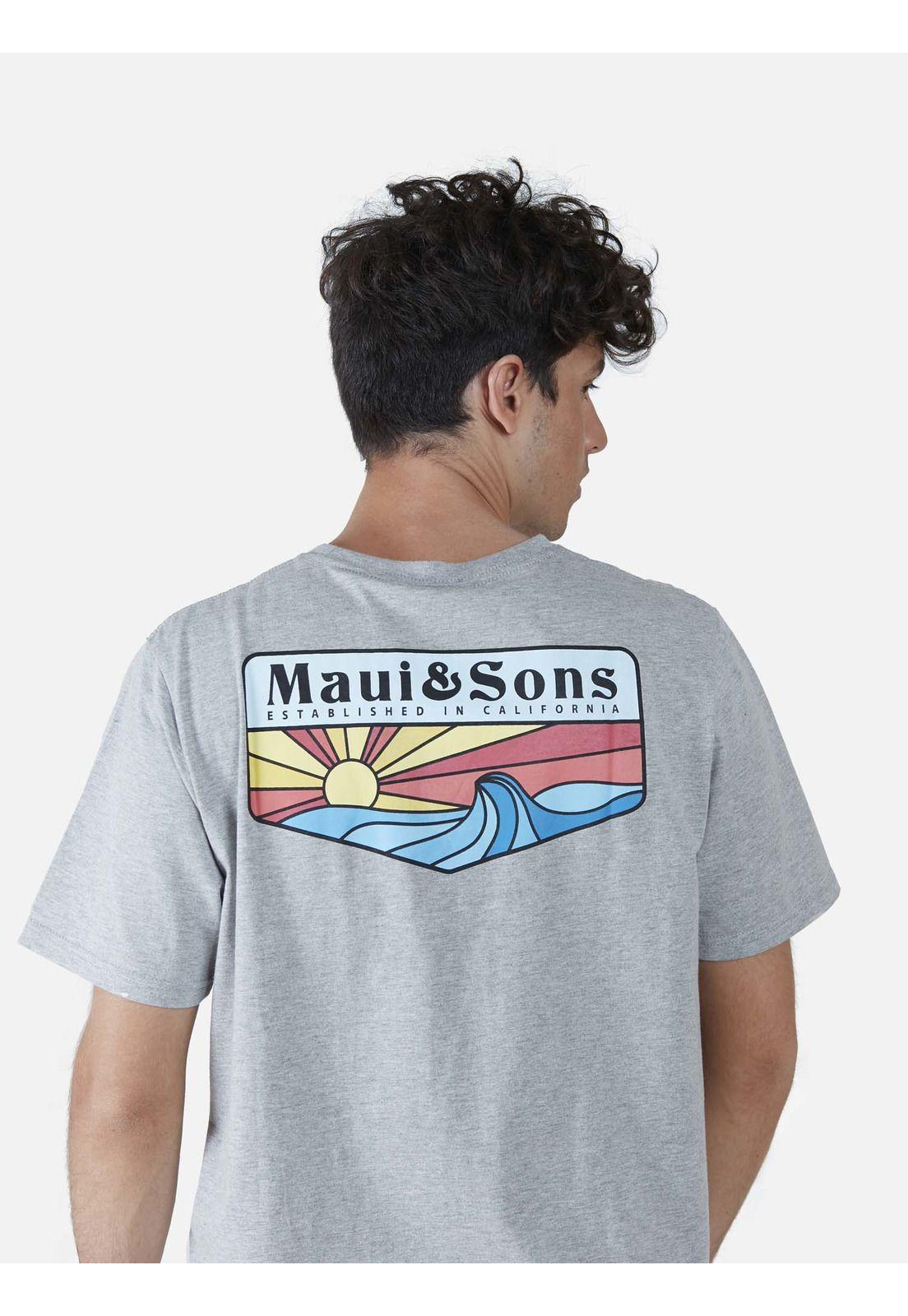 Polera  Hombre Gris 5P383-MV22 Maui And Sons-2