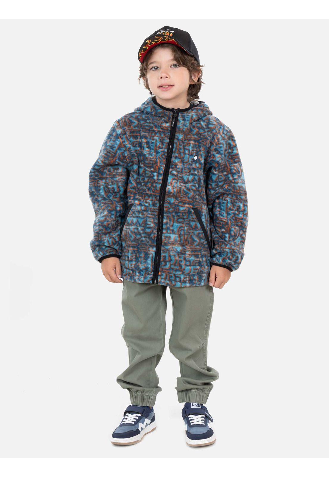 Poleron Micropolar Tok Multicolor infantil Maui And Sons-3