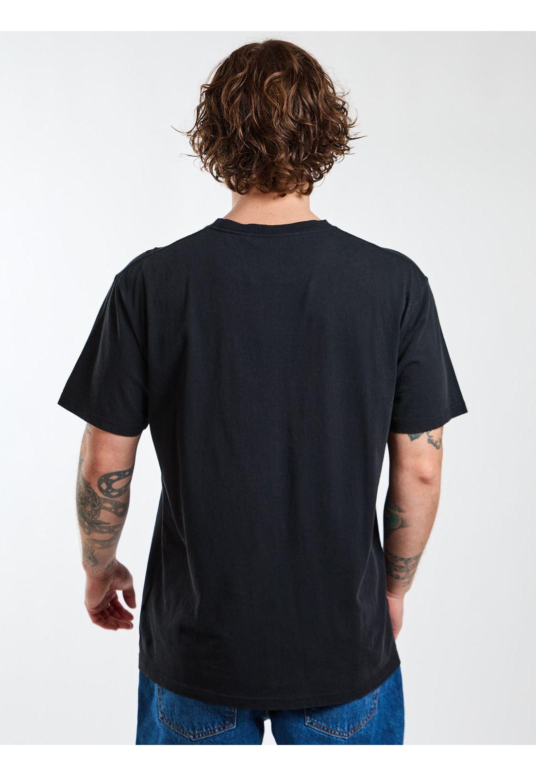 Polera MC Retro Fade Negro Hombre Maui and Sons-1