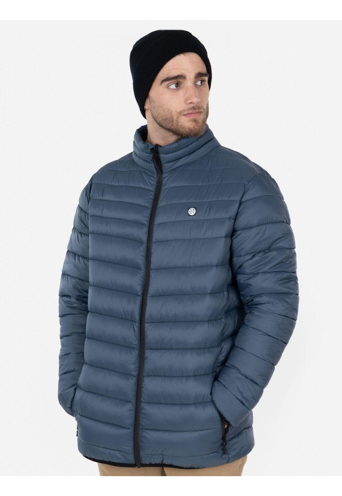 Parka Diagonal Quited Hombre Azul Maui and Sons-0