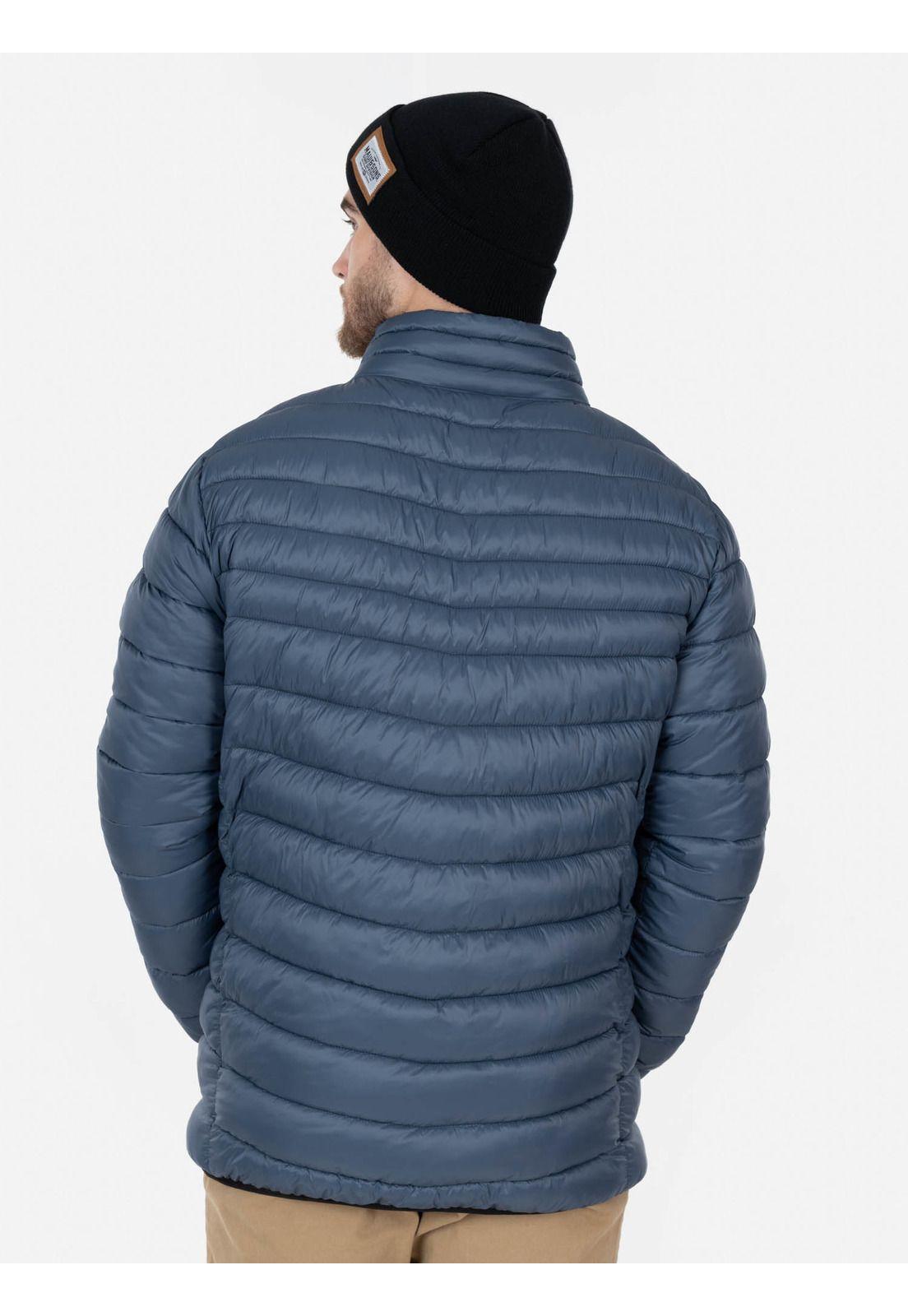 Parka Diagonal Quited Hombre Azul Maui and Sons-1