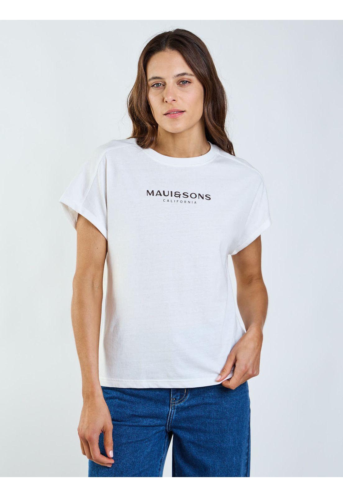 Polera MC Tera Blanco Mujer Maui and Sons-0